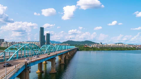 Dongjak Sky Zoom in Stock Footage 162233726