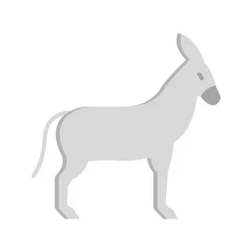 Donkey icon vector image. Stock Illustration