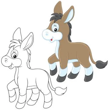 Donkey Stock Illustration