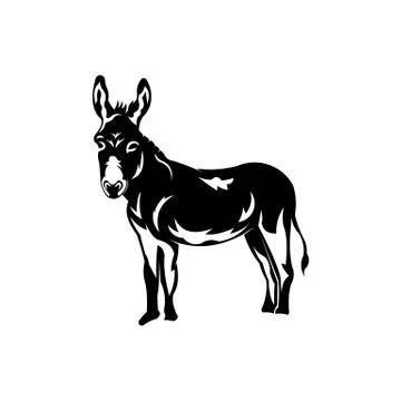 Donkey Stock Illustration