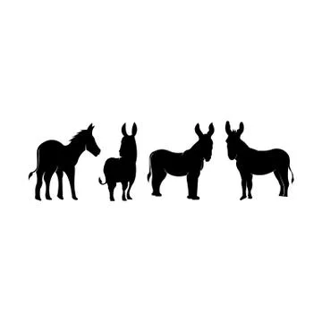 Donkey Stock Illustration