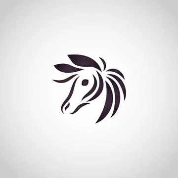 Donkey logo vector Stock Illustration