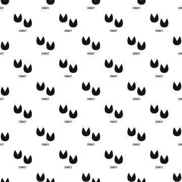 Donkey step pattern seamless vector Illustrazione stock