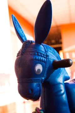 Donkey toy Stock Photos