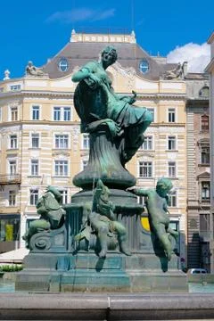 Donnerbrunnen Stock Photos
