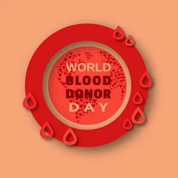Donor day concept Stock Illustration