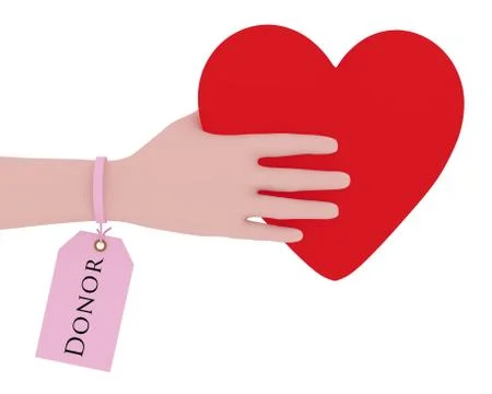 The Donor Stock Illustration