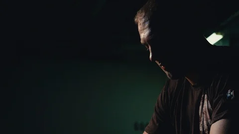 Dons boxing gloves Stock Footage 100843557