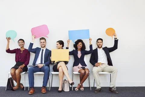 Don't be afraid to let your voice be heard Stock Photos