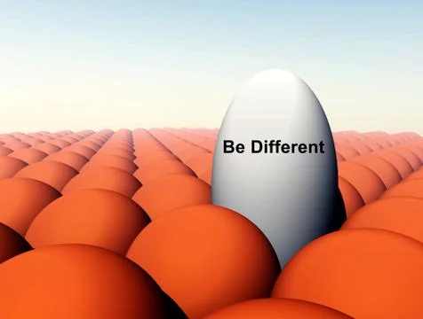 Don't Conform Stock Illustration