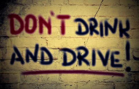Don't drink and drive concept Stock Illustration