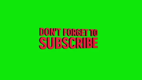 Don't forget to subscribe 3d rotating text word social media animation video Stock Footage 313821134