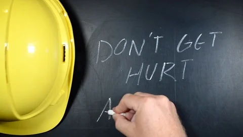 Don't get hurt at work Stock Footage 81614857