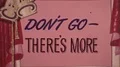 DON'T GO THERE'S MORE Vintage Home Movie Film Title Graphic Leader Movie Retro HD Footage
