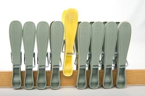 Don't hesitate to be different. Stand out from the crowd Stock Photos