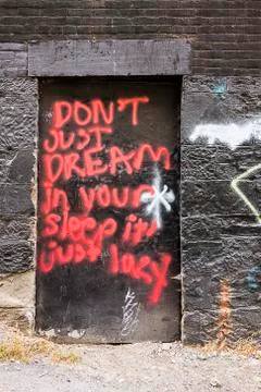 Don't Just Dream In Your Sleep Stock Photos