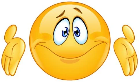 Dont know emoticon Stock Illustration