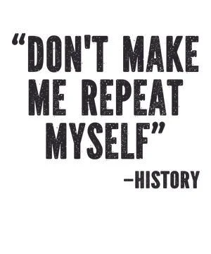Don't Make Me Repeat Myself History Stock Illustration