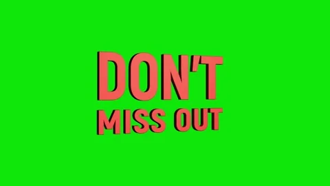 Don't miss out 3D text looped animation word on super discount offer Stock Footage 313657180