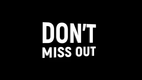 Don't miss out 3D text looped animation word on super discount offer Stock Footage 313657187