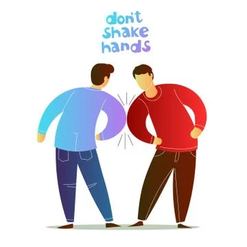 Dont shake nands Stock Illustration