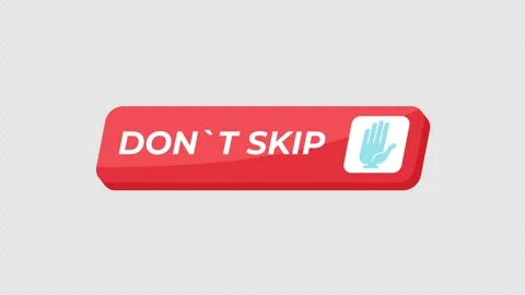 Dont skip isometric UI button animation Stock Footage 332232456
