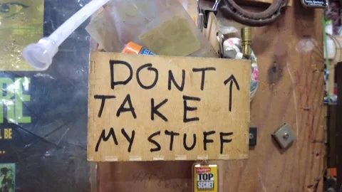 Don't Take My Stuff Video stock 149902811