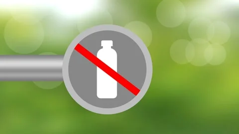 Don't use plastic Stock Footage 197070779