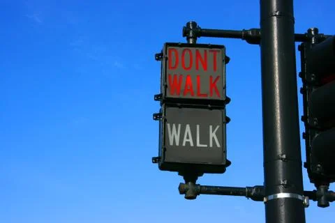 Don't walk Stock Photos