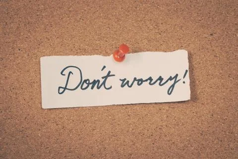 Don't worry Stock Photos