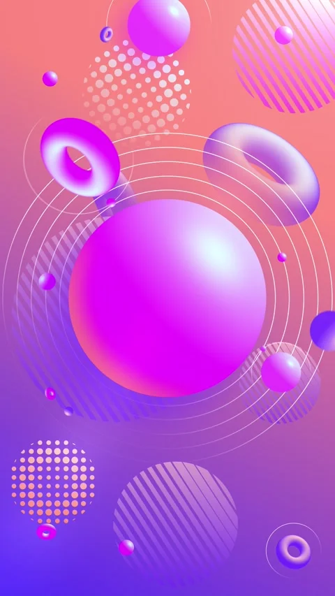 Donut Abstract Gradient Backgrounds. Loop. Stock Footage 247585918