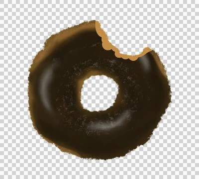 Donut, bakery, sugar, cake, bite, background, Stock Illustration