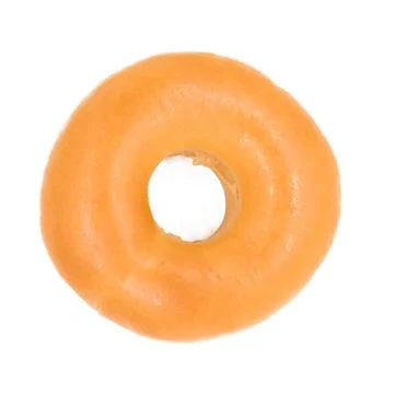 Donut bread on a white background Stock Photos