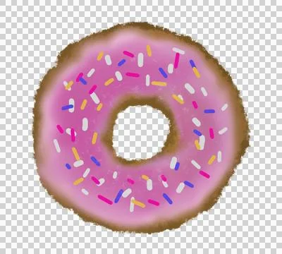 Donut, cake, background, pastry, bakery, colorful, glazed, Stock Illustration