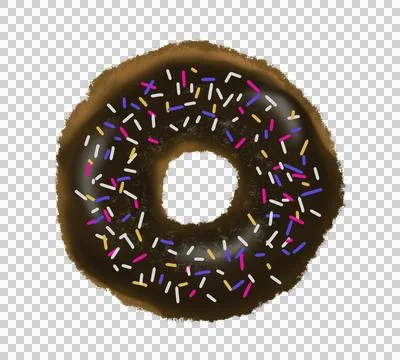 Donut, cake, background, pastry, bakery, colorful, glazed Stock Illustration