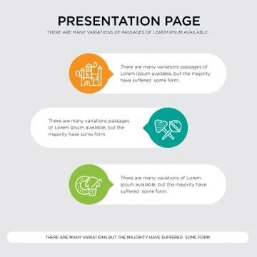 Donut, Candy, House presentation Stock-Illustration