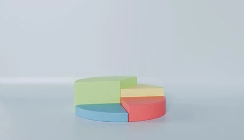 Donut chart graph growth diagram Infographics elements analysis 库存插图
