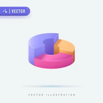 Donut Chart Stock Illustration