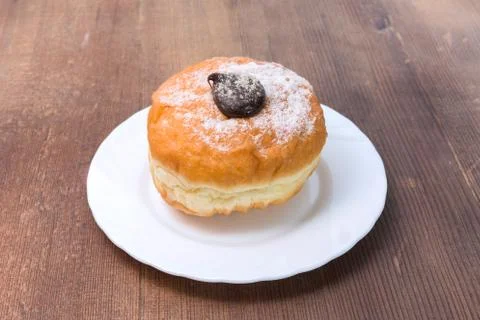 Donut with chocolate Stock-Fotos