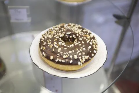 Donut  chocolate Stock Photos