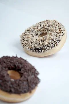 Donut chocolate Stock Photos