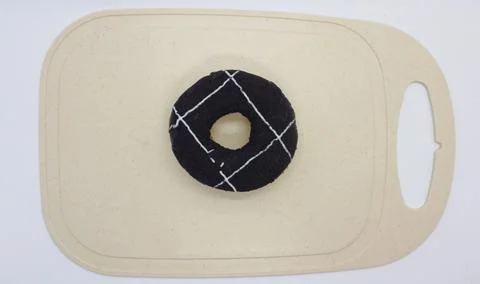 Donut with Chocolate Stock Photos