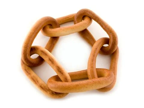 Donut closed chain Stock Photos