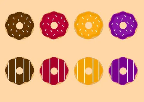 Donut design Stock Illustration