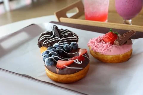 Donut dessert 库存照片