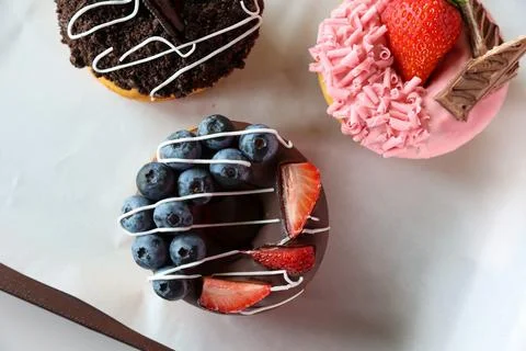 Donut dessert 스톡 사진