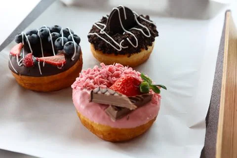Donut dessert Foto stock