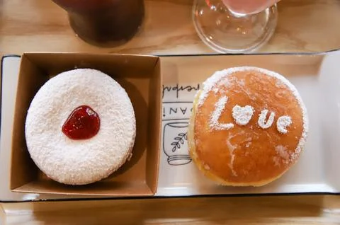Donut dessert 스톡 사진