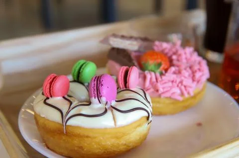 Donut dessert Stock-Fotos