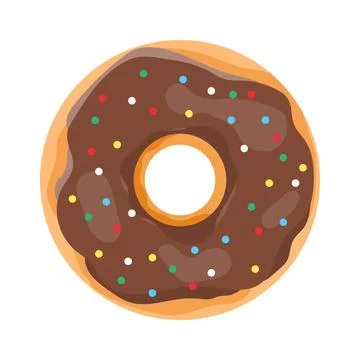 Donut, donut icon, donut set isolated on white background. Stock Illustration
